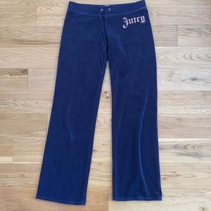 Juicy Coture navy blue track pants